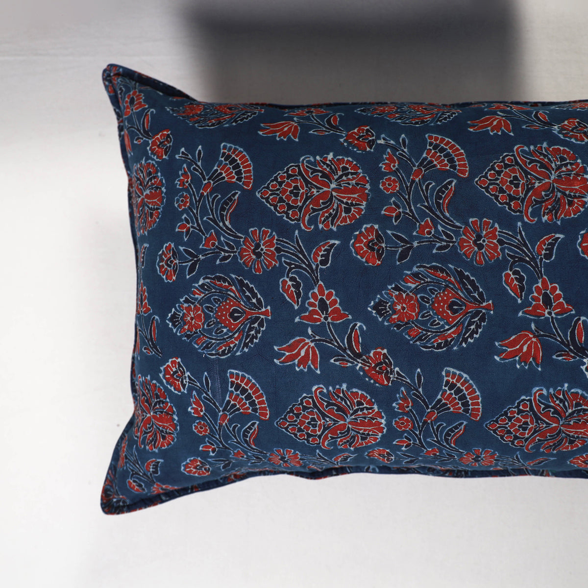 Blue - ajrakh hand block print pillow covers (set of 2) 165