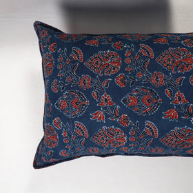 Blue - ajrakh hand block print pillow covers (set of 2) 165