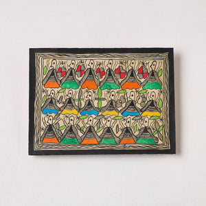 Godna Madhubani Painting by Shravan Paswan (5 x 7 in)