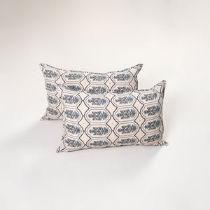 Ajrakh Hand Block Print Pillow Covers (Set of 2) 166