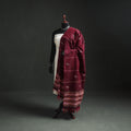 Kantha Hand Embroidered Khes Handwoven Cotton Dupatta 22