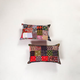 Handcrafted Patchwork Pillow Covers (Set of 2) 39