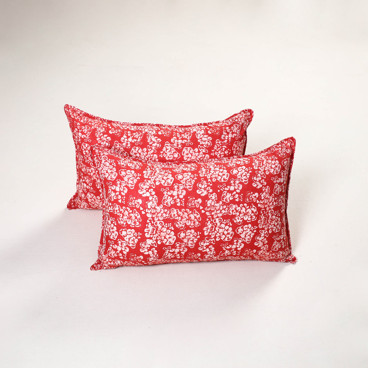 Hand Block Batik Print Pillow Covers (Set of 2) 62