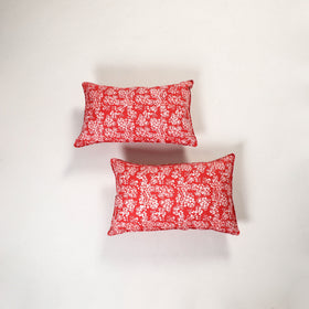 Hand Block Batik Print Pillow Covers (Set of 2) 62