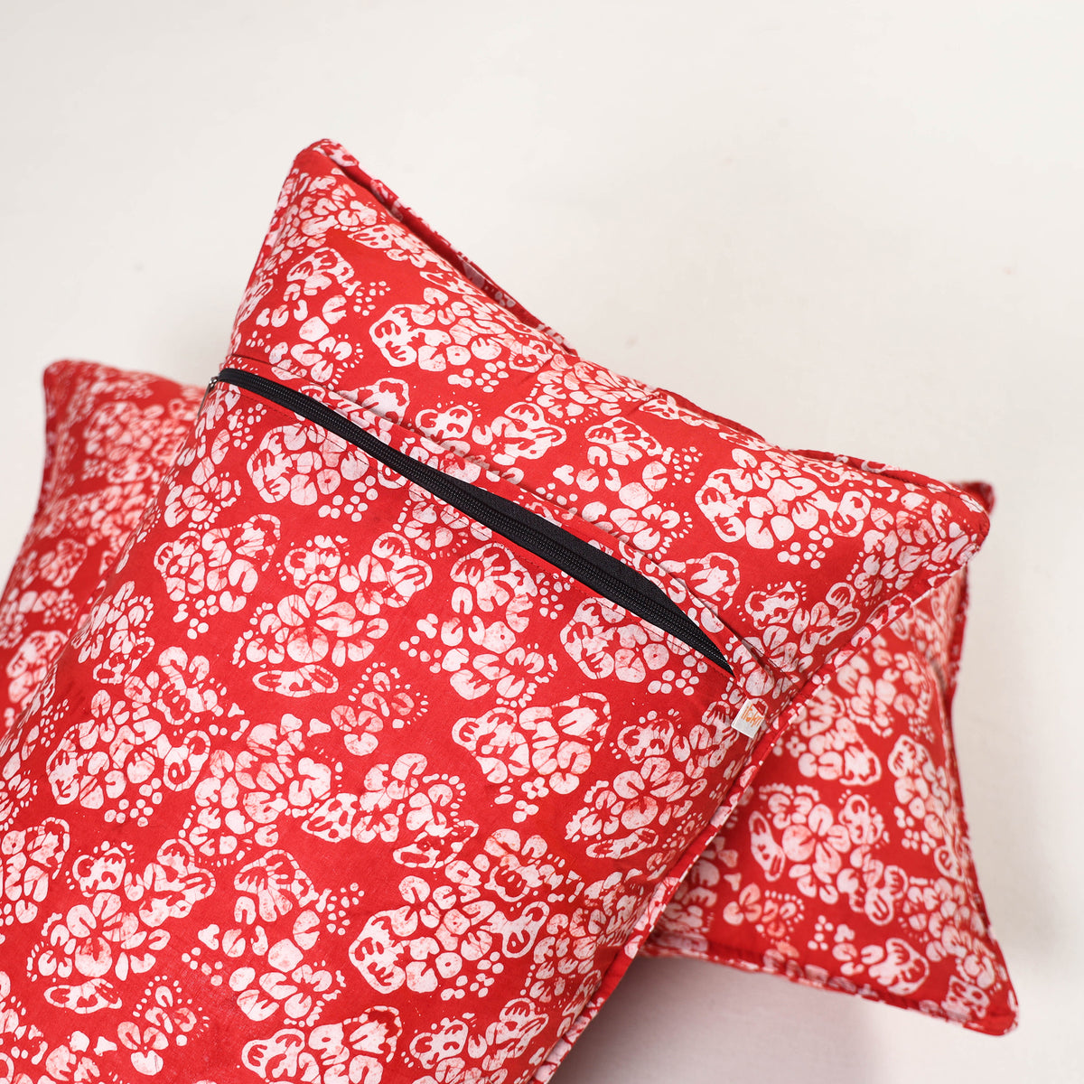 Hand Block Batik Print Pillow Covers (Set of 2) 62