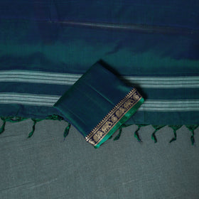 Dharwad Mercerised Cotton Plain Thread Border Unstitched Dress Material: Kurta, Bottom & Dupatta 36