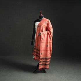 Kantha Hand Embroidered Khes Handwoven Cotton Dupatta 32