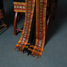 Dharwad Mercerised Cotton Plain Thread Border Unstitched Dress Material: Kurta, Bottom & Dupatta 40