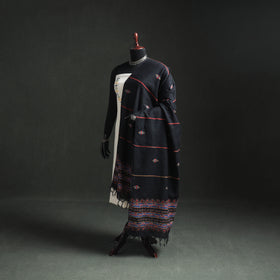 Kantha Hand Embroidered Khes Handwoven Cotton Dupatta 41