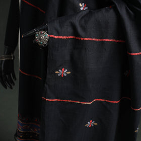 Kantha Hand Embroidered Khes Handwoven Cotton Dupatta 41
