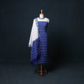 Pochampally Ikat Cotton Unstitched Dress Material: Kurta, Bottom with Dupatta 05