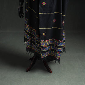 Kantha Hand Embroidered Khes Handwoven Cotton Dupatta 43