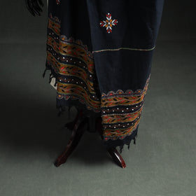 Kantha Hand Embroidered Khes Handwoven Cotton Dupatta 46