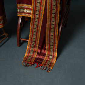 Dharwad Mercerised Cotton Plain Thread Border Unstitched Dress Material: Kurta, Bottom & Dupatta 48