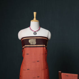 Dharwad Mercerised Cotton Plain Thread Border Unstitched Dress Material: Kurta, Bottom & Dupatta 51