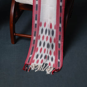 Pochampally Ikat Cotton Unstitched Dress Material: Kurta, Bottom with Dupatta 14