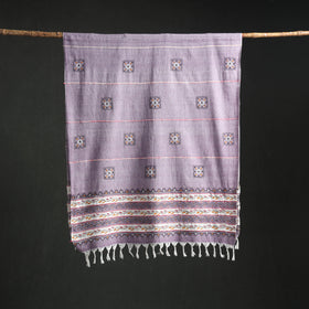 Kantha Hand Embroidered Khes Handwoven Cotton Dupatta 33