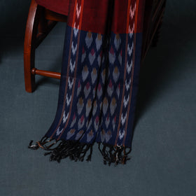 Pochampally Ikat Cotton Unstitched Dress Material: Kurta, Bottom with Dupatta 16