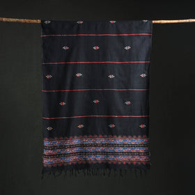 Kantha Hand Embroidered Khes Handwoven Cotton Dupatta 41