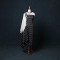 Pochampally Ikat Cotton Unstitched Dress Material: Kurta, Bottom with Dupatta 19