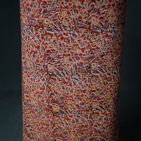 Pedana Hand Block Print Natural Dyed Cotton Kalamkari Unstitched Dress Material: Kurta with Dupatta 03