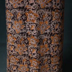 Pedana Hand Block Print Natural Dyed Cotton Kalamkari Unstitched Dress Material: Kurta with Dupatta 04