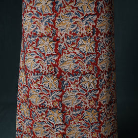 Pedana Hand Block Print Natural Dyed Cotton Kalamkari Unstitched Dress Material: Kurta with Dupatta 05