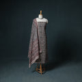 Pedana Hand Block Print Natural Dyed Cotton Kalamkari Unstitched Dress Material: Kurta  with Dupatta 06