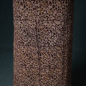 Pedana Hand Block Print Natural Dyed Cotton Kalamkari Unstitched Dress Material: Kurta with Dupatta 08