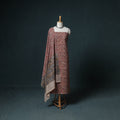 Pedana Hand Block Print Natural Dyed Cotton Kalamkari Unstitched Dress Material: Kurta with Dupatta 09