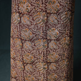 Pedana Hand Block Print Natural Dyed Cotton Kalamkari Unstitched Dress Material: Kurta with Dupatta 12