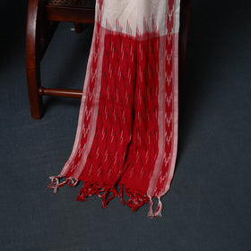 Pochampally Ikat Cotton Unstitched Dress Material: Kurta, Bottom with Dupatta 32
