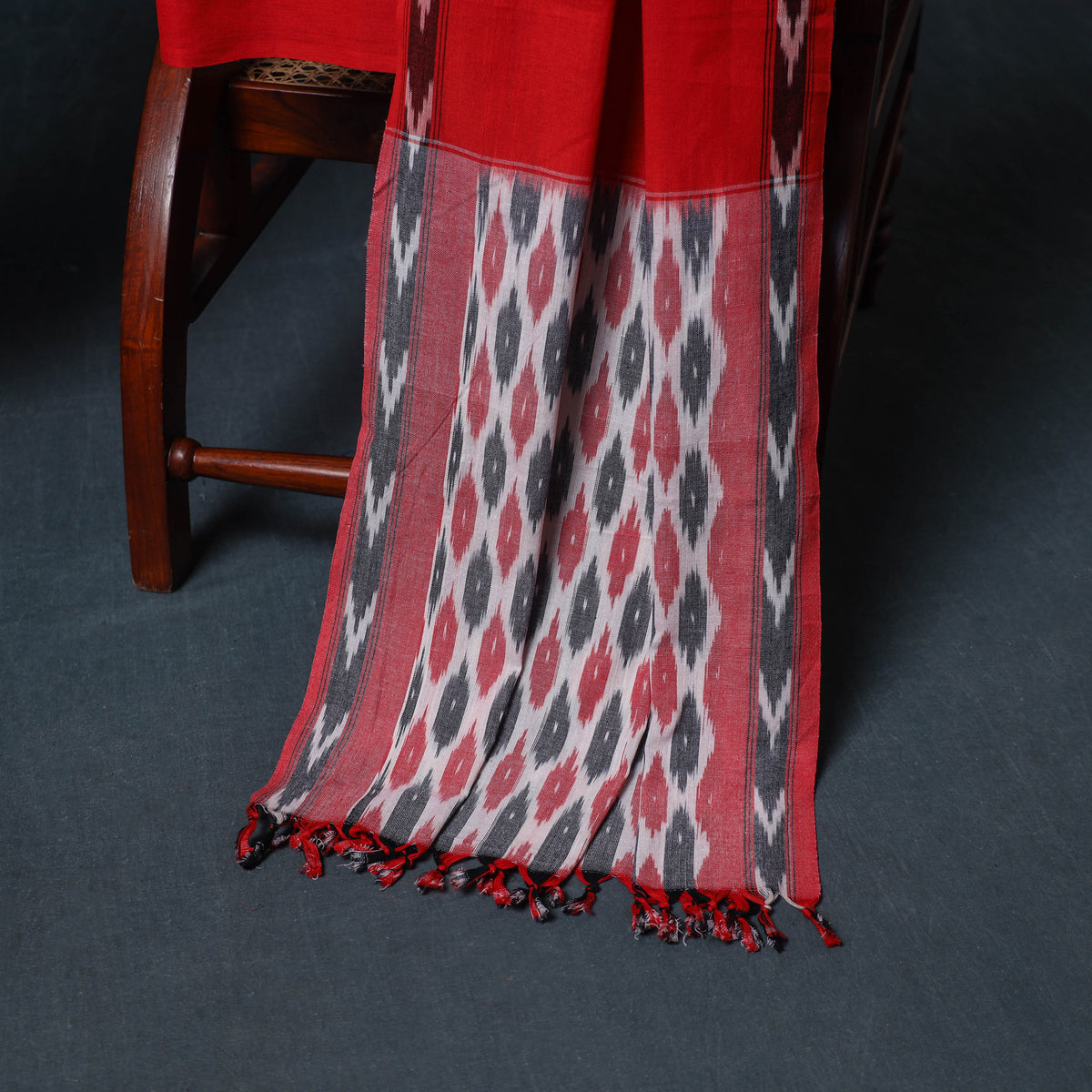 Pochampally Ikat 3pc Cotton Unstitched Dress Material 59