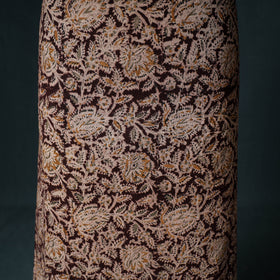 Pedana Hand Block Print Natural Dyed Cotton Kalamkari Unstitched Dress Material: Kurta with Dupatta 15