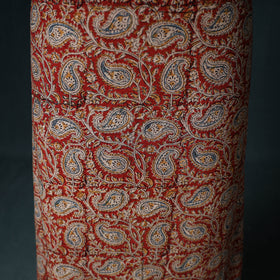 Pedana Hand Block Print Natural Dyed Cotton Kalamkari Unstitched Dress Material: Kurta with Dupatta 17