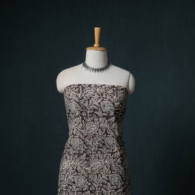 Pedana Hand Block Print Natural Dyed Cotton Kalamkari Unstitched Dress Material: Kurta with Dupatta 20