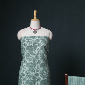Akola Hand Block Print Woolen Unstitched Dress Material: Kurta, Bottom with Dupatta 20