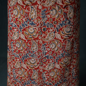 Pedana Hand Block Print Natural Dyed Cotton Kalamkari Unstitched Dress Material: Kurta with Dupatta 21