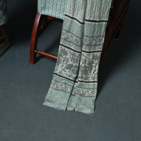 Akola Hand Block Print Woolen Unstitched Dress Material: Kurta, Bottom with Dupatta 20