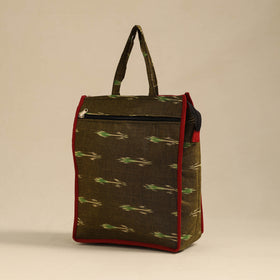 Brown Handcrafted Cotton Shopping Hand Bag