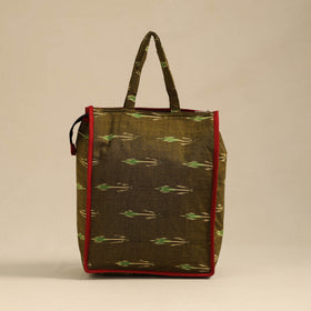 Brown Handcrafted Cotton Shopping Hand Bag