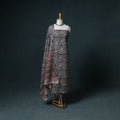 Pedana Hand Block Print Natural Dyed Cotton Kalamkari Unstitched Dress Material: Kurta with Dupatta 25
