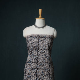 Pedana Hand Block Print Natural Dyed Cotton Kalamkari Unstitched Dress Material: Kurta with Dupatta 26