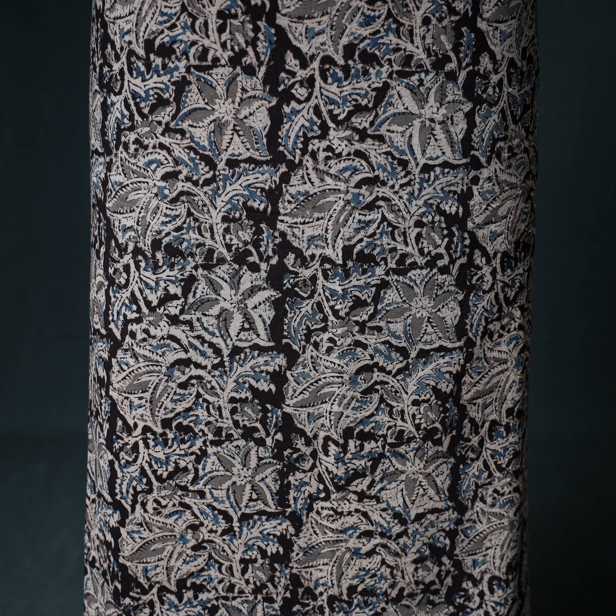 Pedana Hand Block Print Natural Dyed Cotton Kalamkari Unstitched Dress Material: Kurta with Dupatta 26