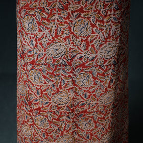 Pedana Hand Block Print Natural Dyed Cotton Kalamkari Unstitched Dress Material: Kurta with Dupatta 28