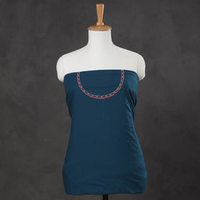  Hand Embroidery Plain Cotton Kurta Material 