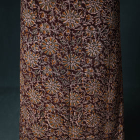 Pedana Hand Block Print Natural Dyed Cotton Kalamkari Unstitched Dress Material: Kurta with Dupatta 29