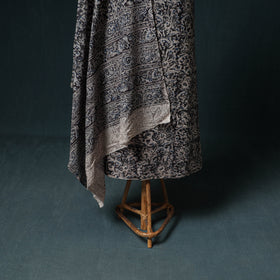 Pedana Hand Block Print Natural Dyed Cotton Kalamkari Unstitched Dress Material: Kurta with Dupatta 31