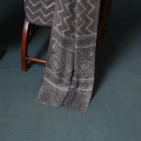Akola Hand Block Print Woolen Unstitched Dress Material: Kurta, Bottom with Dupatta 28