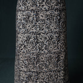 Pedana Hand Block Print Natural Dyed Cotton Kalamkari Unstitched Dress Material: Kurta with Dupatta 31